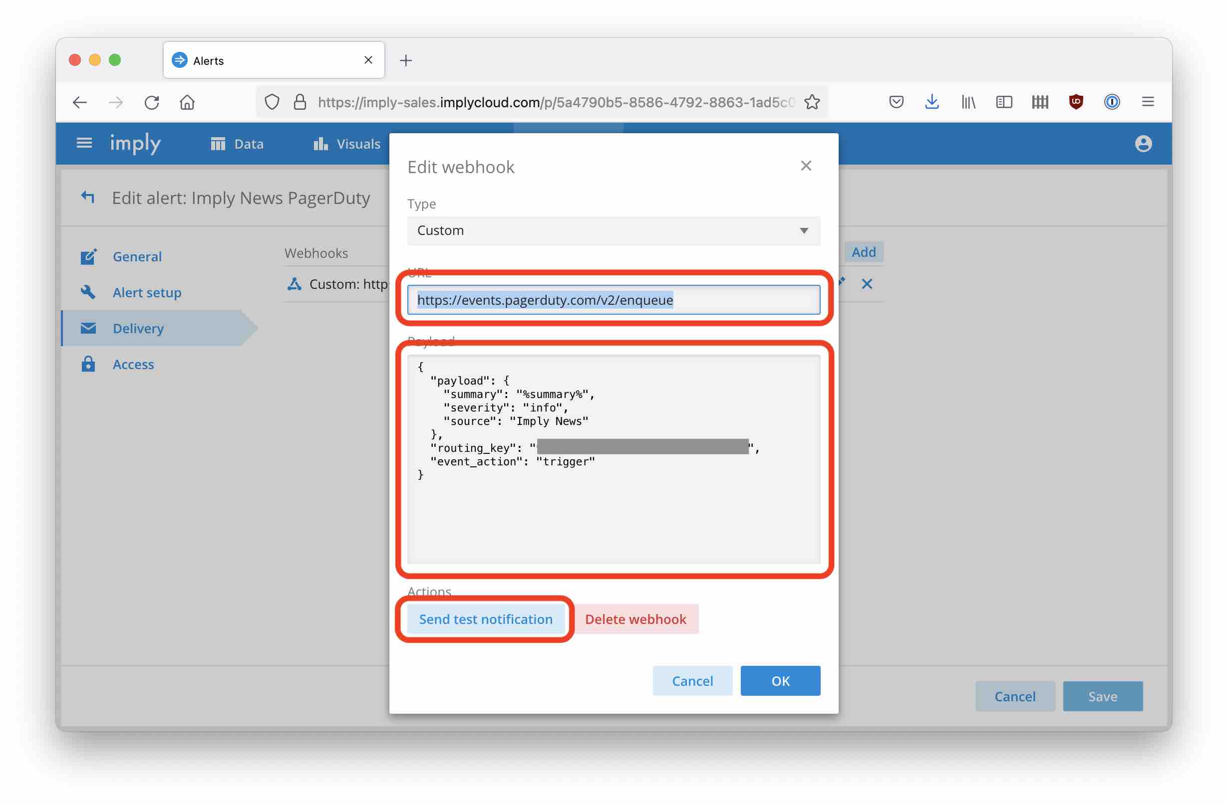 Pivot Alert Delivery Options