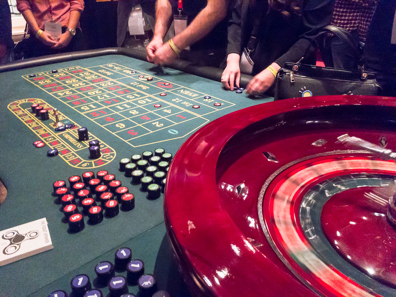 Roulette table